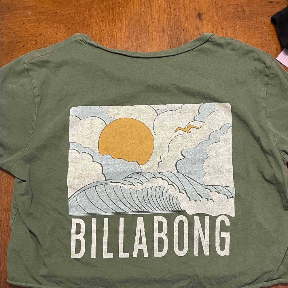 Billabong Kids Olive Graphic Tee